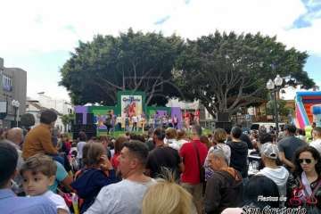 Día infantil en las fiestas de Los Llanos de Telde (Foto TA)
